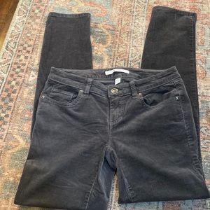 LC Lauren Conrad Grey Skinny Corduroy Jeans